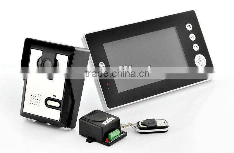 7" Large Screen Video Door Phone Wireless Intercom