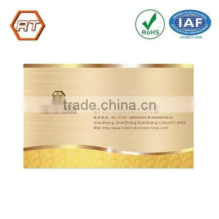 business card metal