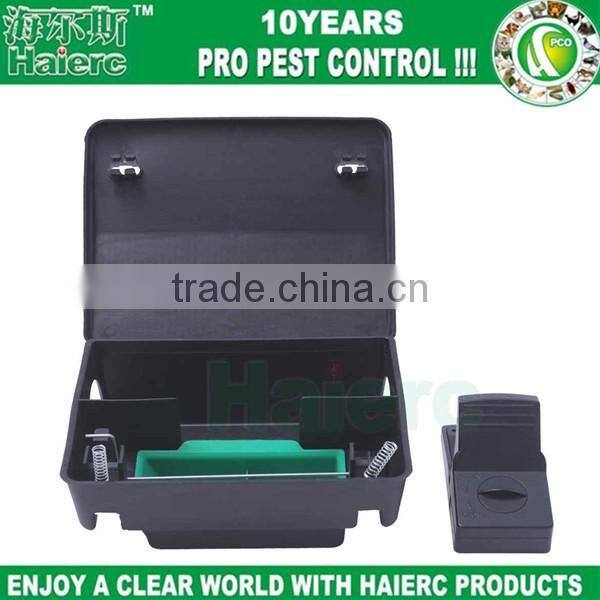haierc manufacturer multi catch mouse trap plastic control box plastic mouse rat rodent bait station HC16228