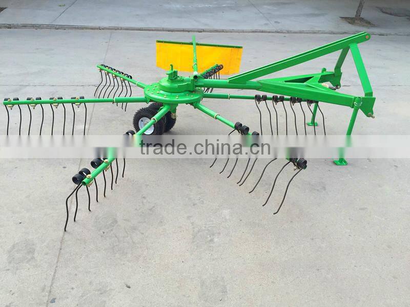 application silage, wheat, rice straw and corn straw hay rake for tractors