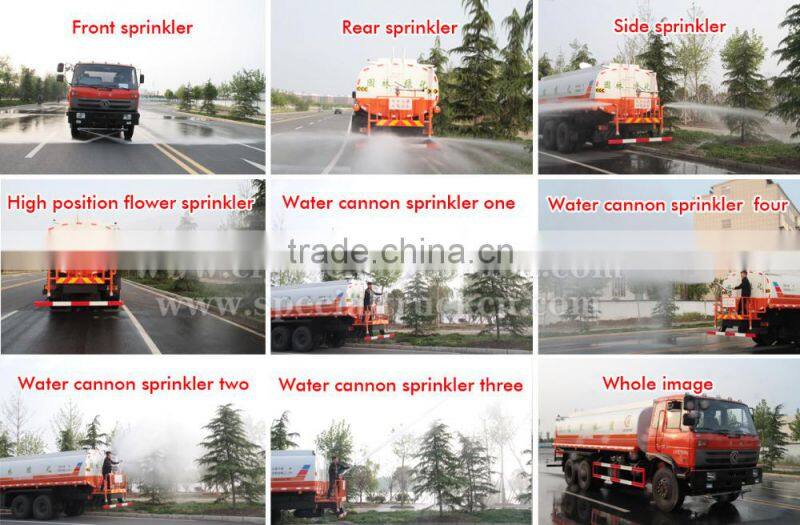 China new stainless steel small 5000 liter water tank truck