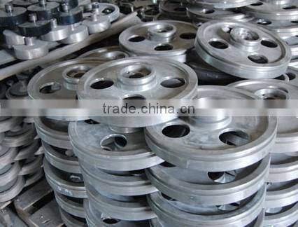 2v-8v 100-1000mm cast iron V belt pulley,wholesale steel iron V pulley six spoke customized