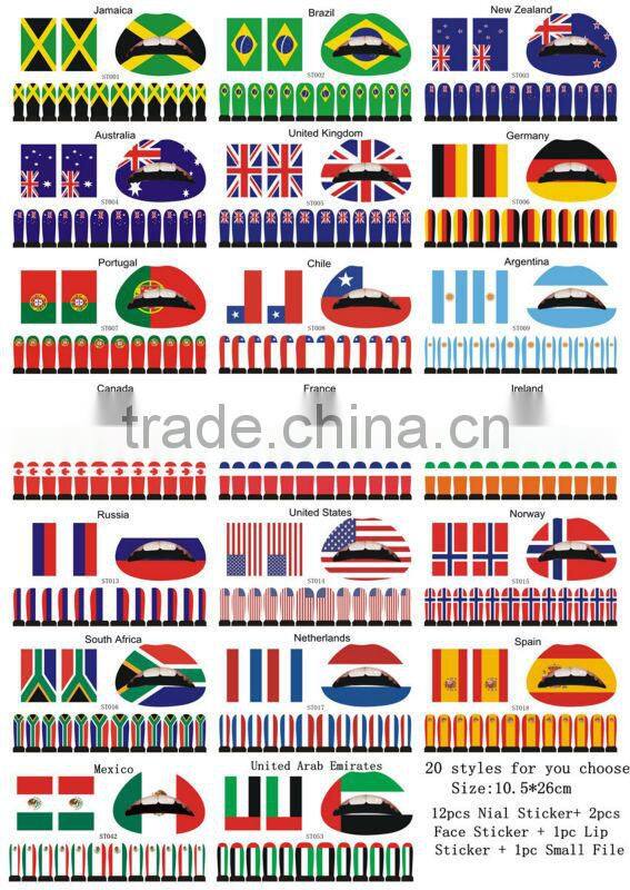 Test passed world cup sticker