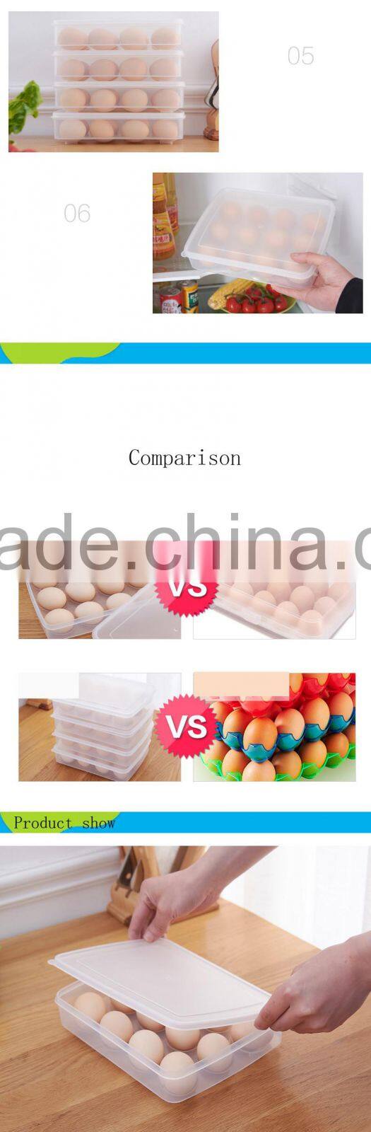 Egg Container Holder Box Refrigerator Storage Tray for 12 eggs