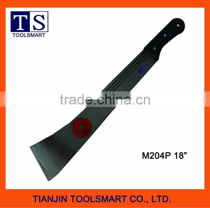 Machete Or Matchet With Wooden Or Plastic Handle