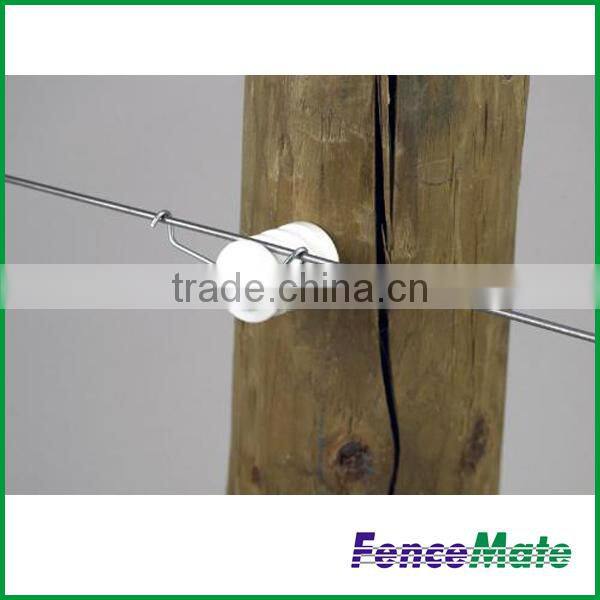 Electric Fence Wood Post Porcelain Insulator