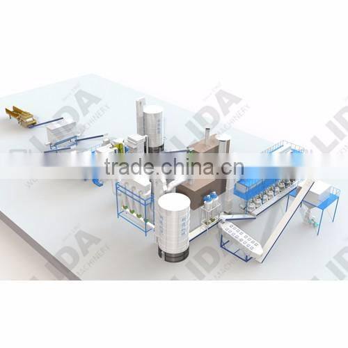 LIDA 2-3T/H Complete pellets machine line wood pellet production