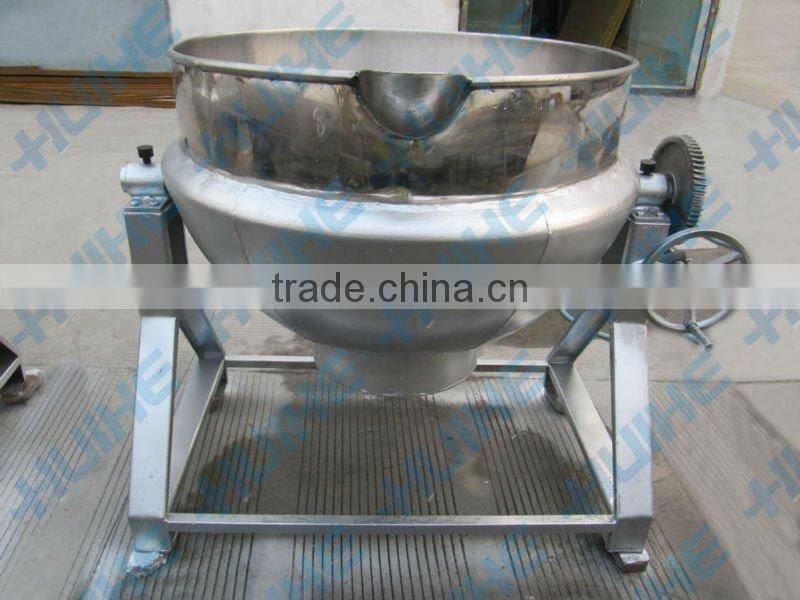 steam heating tilting chicken jacketed kettle/cooking pot