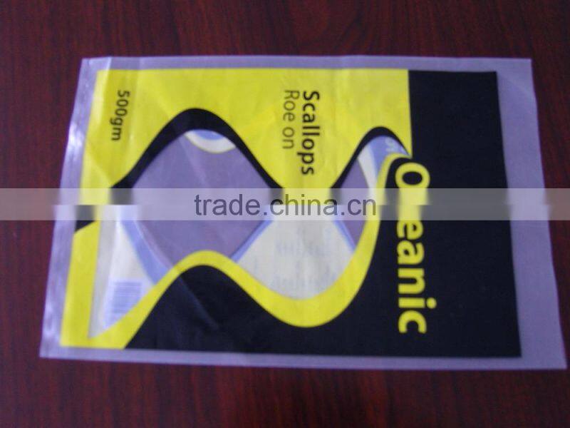 LDPE transparent plastic flat bags