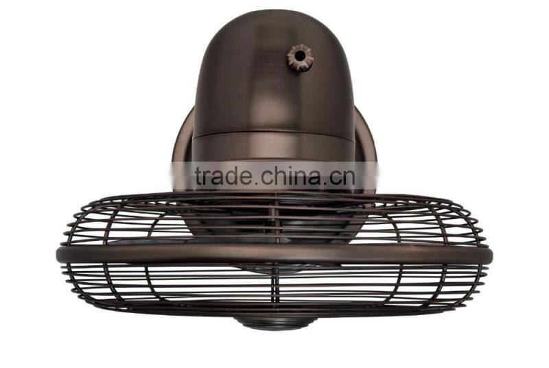 12" Retro Table Fan with Oil Rubbed Bronze Finish