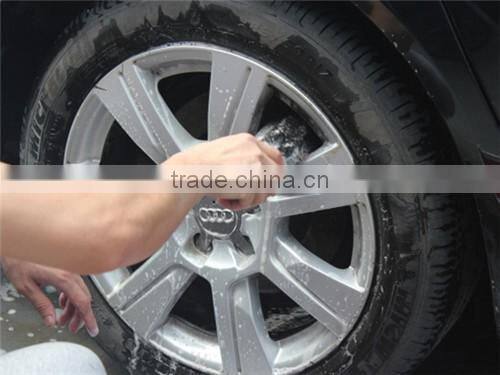 PP Car Wheel Brush Washing Brush With TPR Handle