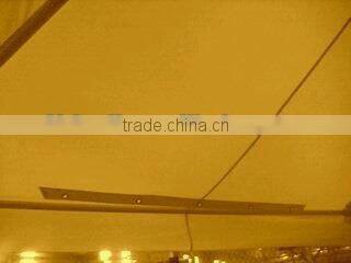 6x6m white steel structure even pagoda tent