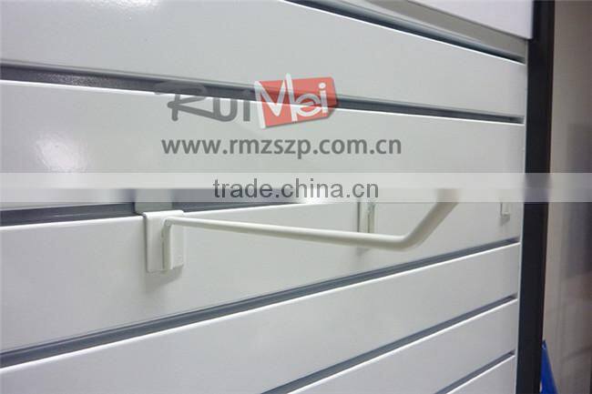 Customized Free Standing Removable Metal Slatwall Display Stand