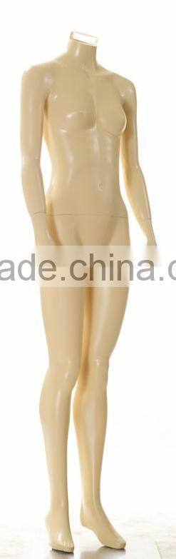 Cheap fiberglass headless female mannequin