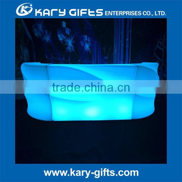 2016 New Design mobile cocktail bar equipment led light furniture