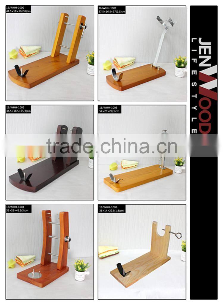 50% off with low MOQ wooden ham stand in spanish