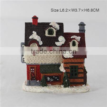 Polyresin mini decorative houses