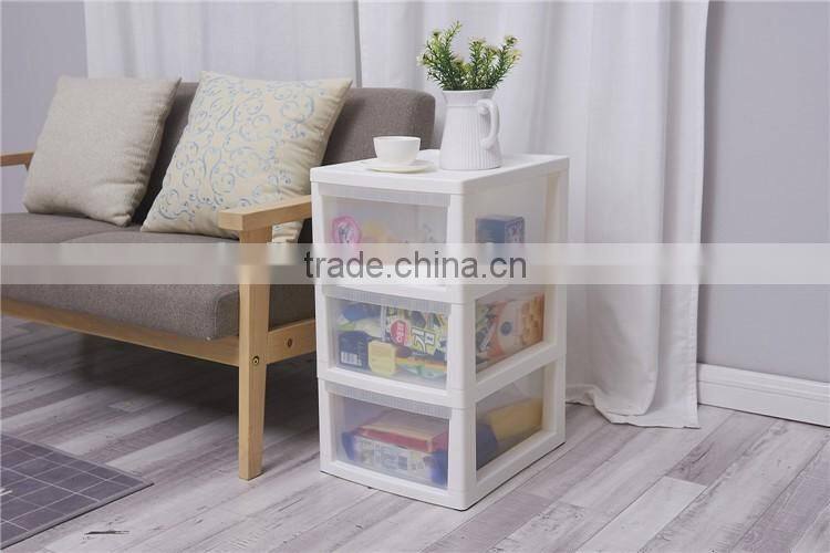 Plastic 3 Tier Multi Drawer Storage Cabinet