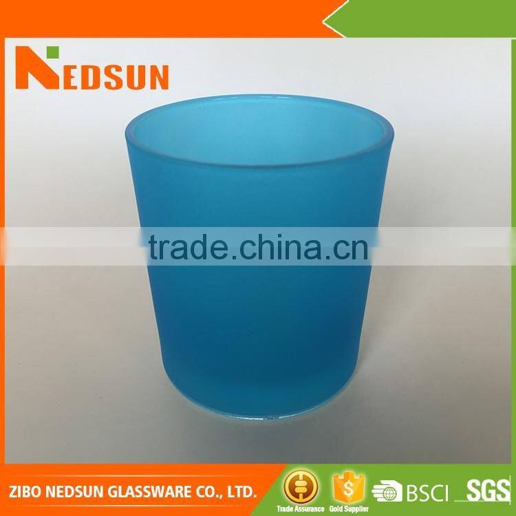 Hot selling colorful fashion candle jar