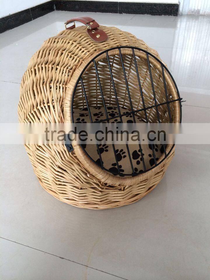 100%handmade Exquisite pet bicycle basket