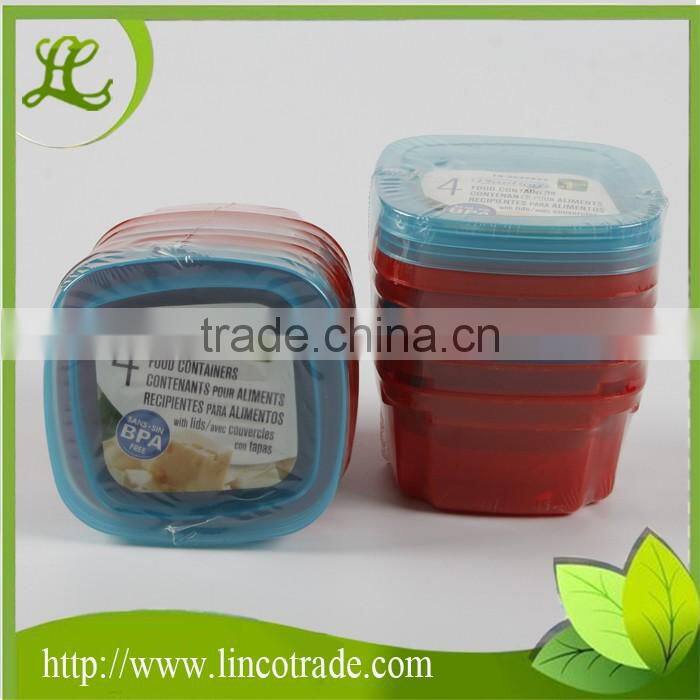 4/S Plastic Small Square Butter Box