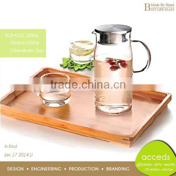 Promotional Borosilicate Water Filter Pitcher Set