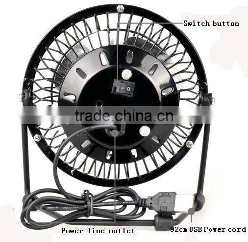 Supply Rotate 360 degrees to 4 inch USB Iron Fan