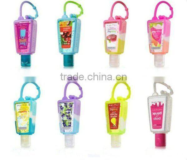 Silicone antibacterial hand sanitizer holder for Bath and body works 1 fl oz/29ml