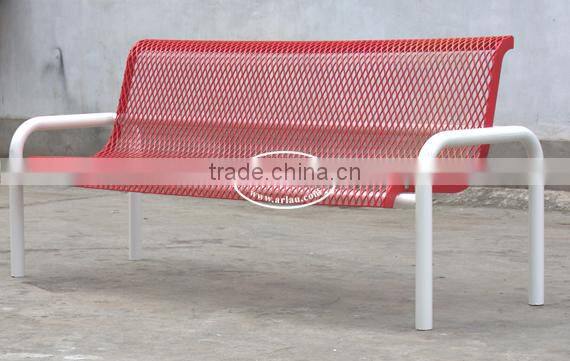 Arlau Bulk Wholesale Furniture,Outdoor Metal Garden Bench Street Bench,Outdoor Decoration Iron Benches