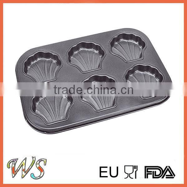 WS-D0601 6 Cups Carbon Steel Cake Pan