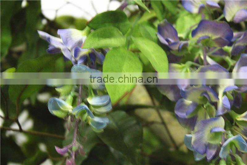 Home garden deco 50cm to 400 cm hight artificial purple large Chinese wistaria EDHS1501 1603