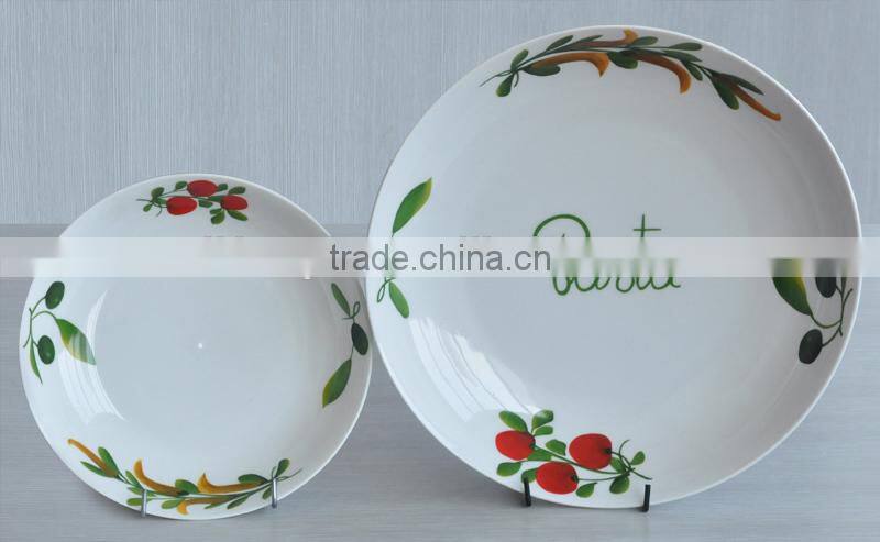 5pcs porcelain pasta bowl set with decal,7pcs pasta bowl set