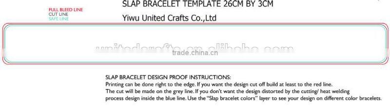 High Visibility Slapwrap Reflective Bands/wrist band