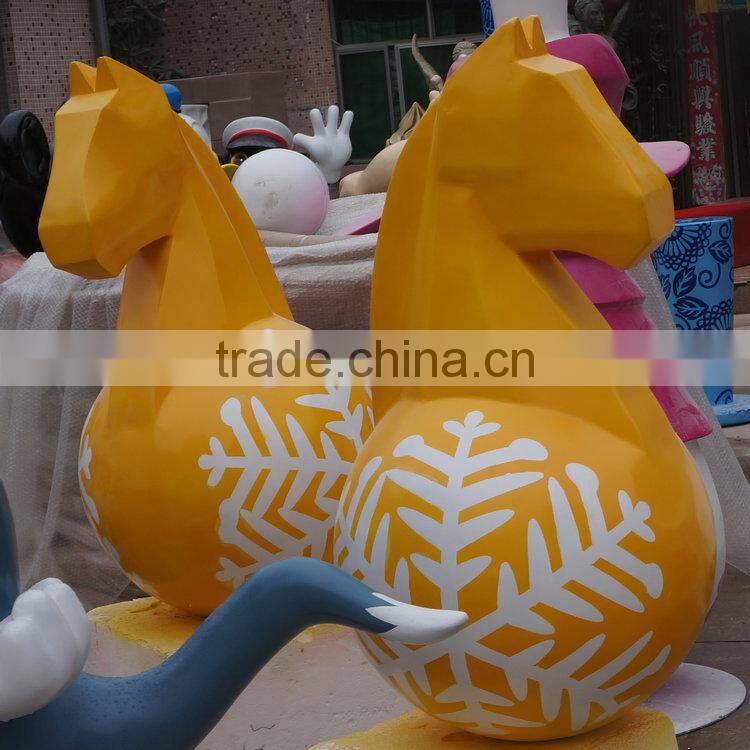 Fiberglass horse decoration