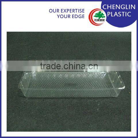 transparent disposable fruit packing container