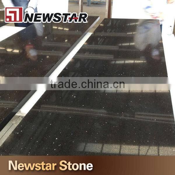 Black shimmer polished Crystal black quartz