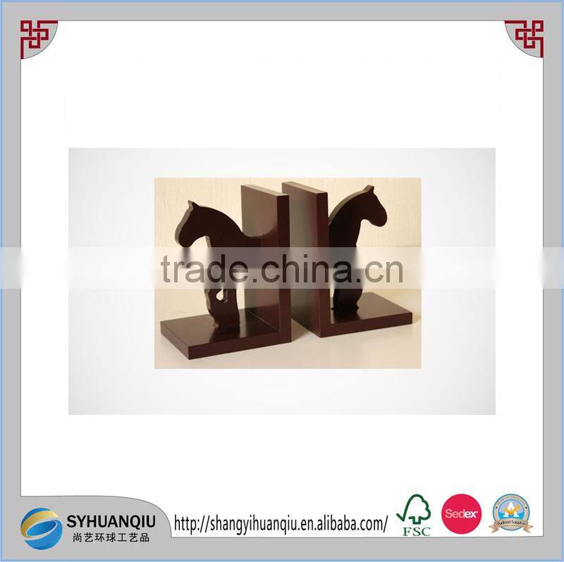 high quality new fashion wooden bookends from toy factory W151010