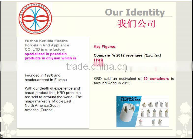 5A Eletrical ceramic terminal block/porcelain connector