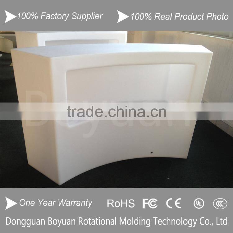 High quality dongguan led bar table, boyuan led bar counter manufacturer