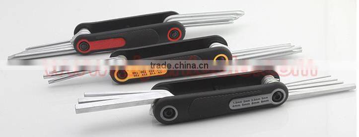 T Type Handle Hex Wrench(spanner) Foldable hex key wrench folding Aluminum Alloy