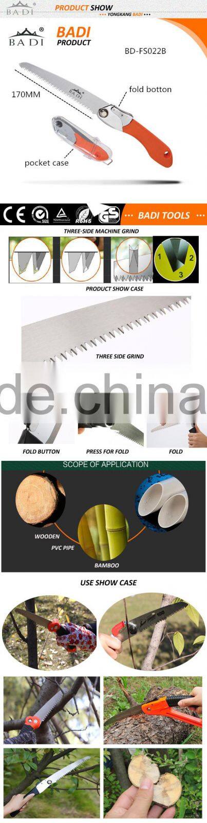 pocket hand folding saw with pocket case