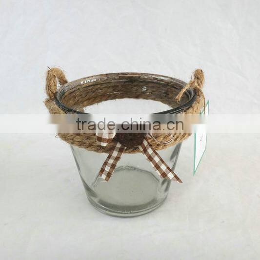 2014 hot selling glassware home decoration/flower holder