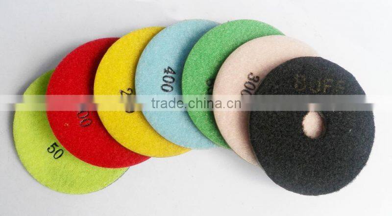 100mm Diamond wet/Dry Polishing Pad for Granite with CE ISO