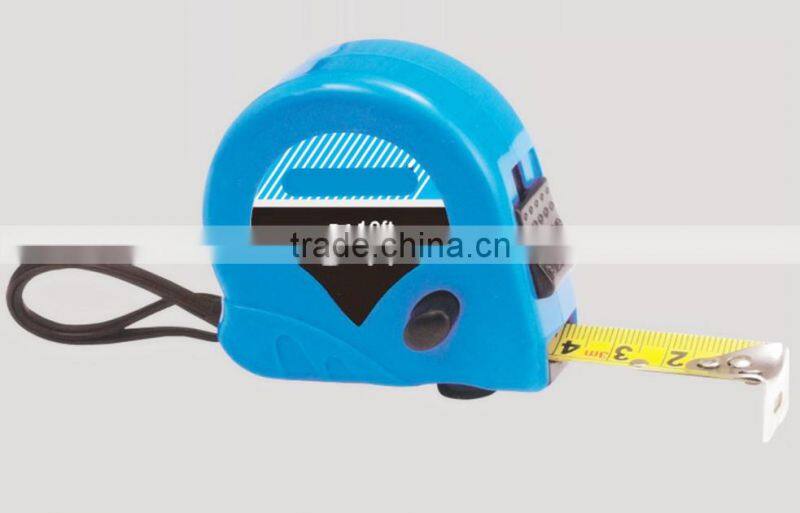 Blue color Self Lock Speed Mark 25 Foot Measure Tape