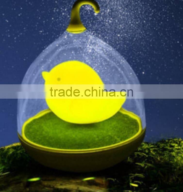LED Night light sleep Lamp Touch Sensor Bird Light, USB Bird cage rechargeable night light