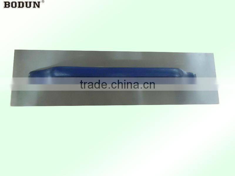 G1044 oversize stainless steel float trowel with wooden handle