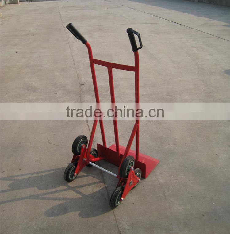250kg heavy duty convertible equipment three wheel stair climbing hand trolley