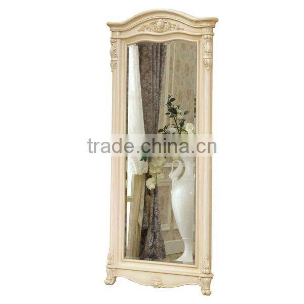 wood dressing mirror