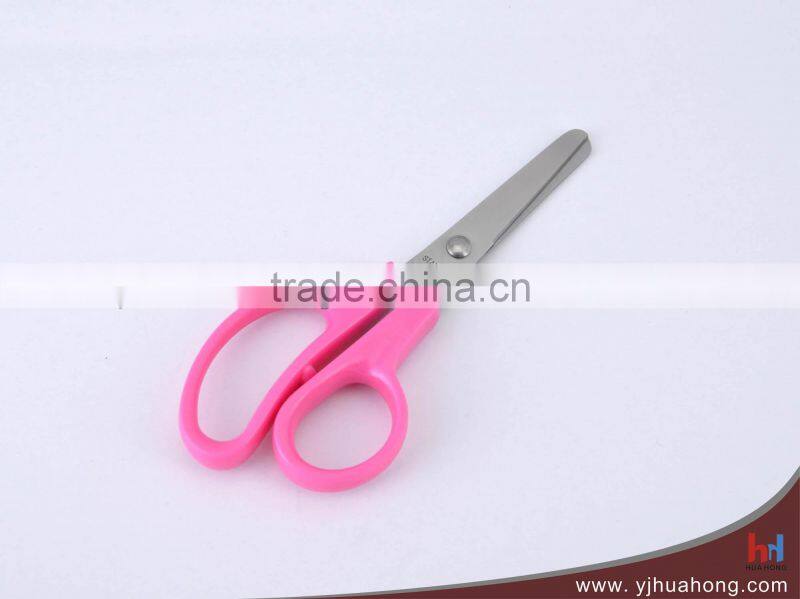 Soft grip titanium-coated blade stationery scissors/office&school scissors