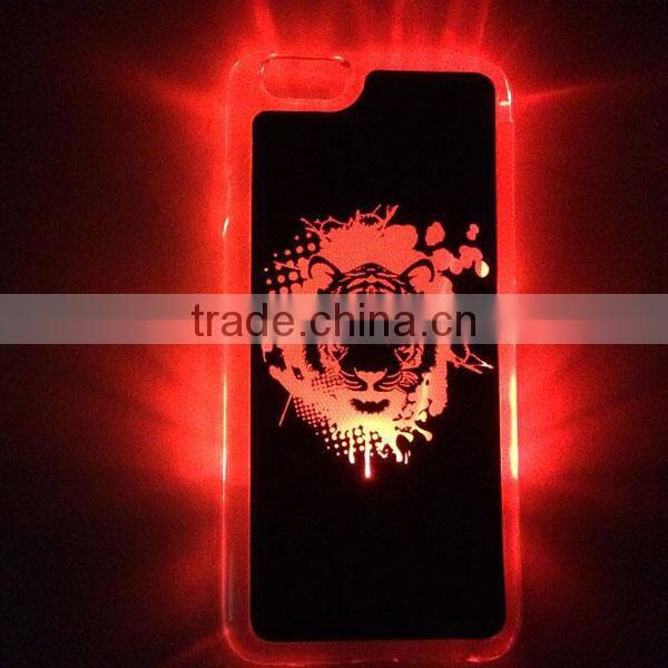 Flashing LED Cell Phone Case for iPhone 6 Flashing LED Case for iPhone 6 plus LED Cell Phone Case